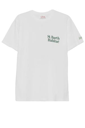 Portland Man Cotton T-Shirt With Front Print MC2 SAINT BARTH | T-Shirt | PRL000208481L